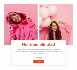 Hur Man Blir Glad - Anpassningsbar Professionell Design