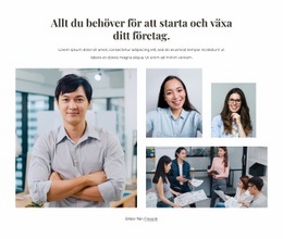 Gratis Nedladdning För Växa Ditt Företag HTML-Mall