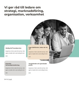 Vi Ger Ledare Råd Om Marknadsföring - Mall För Webbutveckling