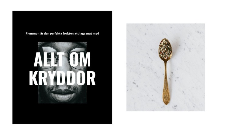 Allt om kryddor WordPress -tema