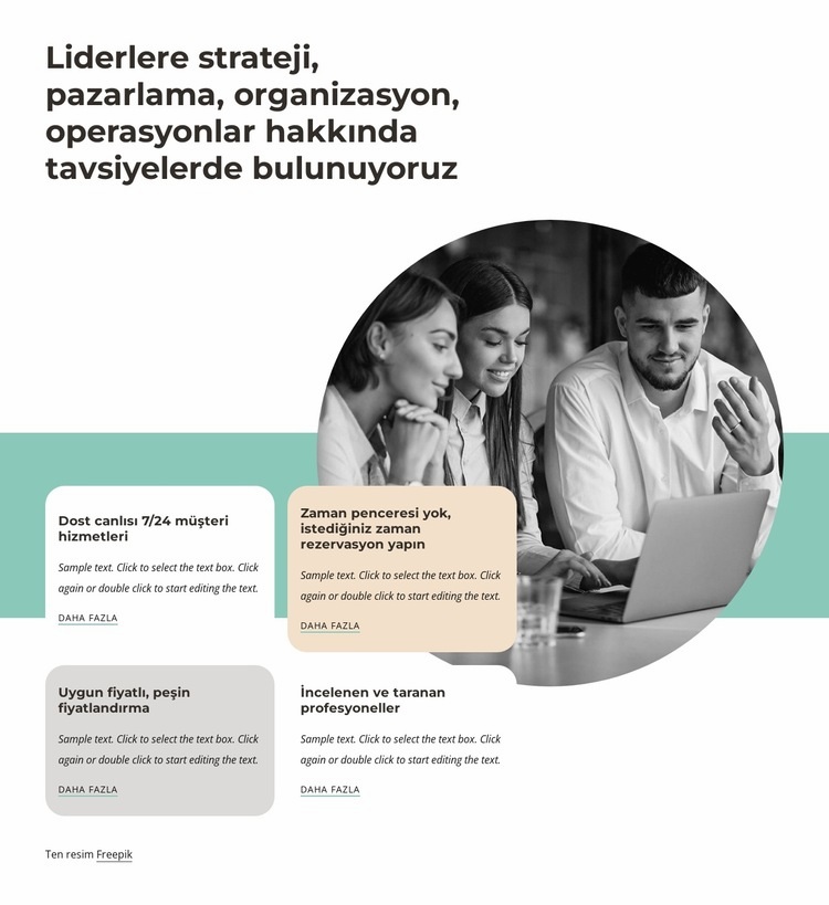 Liderlere pazarlama konusunda tavsiyelerde bulunuyoruz Web Sitesi Oluşturucu Şablonları