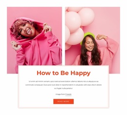 How To Be Happy