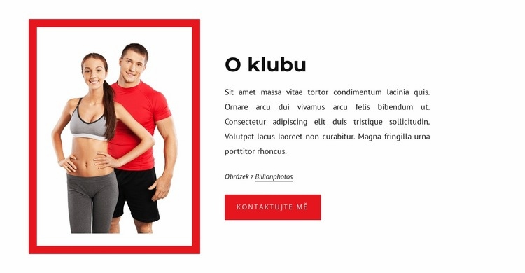 O sportovním klubu Webový design