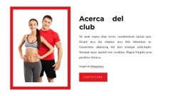 Sobre El Club Deportivo - HTML Template Builder