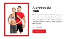 À Propos Du Club Sportif - Inspiration Pour La Conception De Sites Web