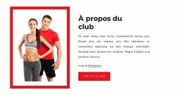 Concepteur De Site Web Pour À Propos Du Club Sportif