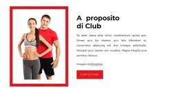 A Proposito Di Società Sportiva - Modello Di Codice HTML