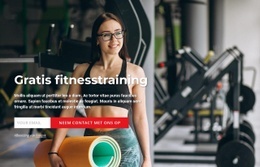 Gratis Fitnesstraining - HTML Page Creator