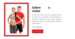 Designer De Site Para Sobre O Clube Desportivo