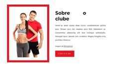 Sobre O Clube Desportivo - Modelo De Código HTML