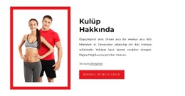 Spor Kulübü Hakkında Ücretsiz CSS Şablonu