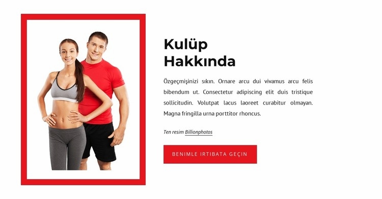 spor kulübü hakkında Html Web Sitesi Oluşturucu