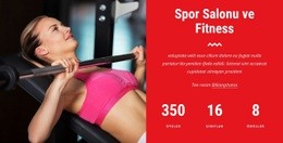 En Iyi Fitness Derslerini Deneyin - Çok Amaçlı Web Tasarımı