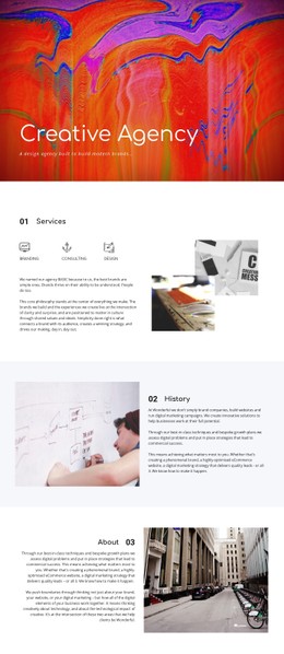 Creative gallery - CSS Template by Nicepage