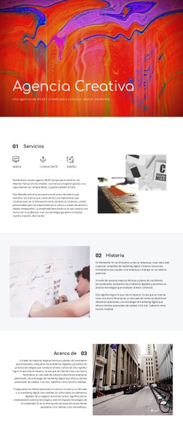 HTML5 Responsivo Para Galería Creativa