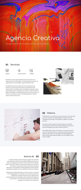 Galería Creativa - Tema De WordPress