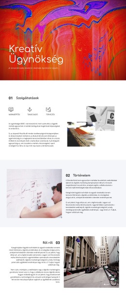 Bootstrap HTML A Következőhöz: Kreatív Galéria