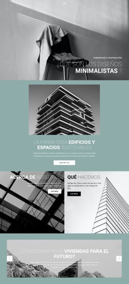 Diseño De Página Para Ideas Perfectas De Arquitectura