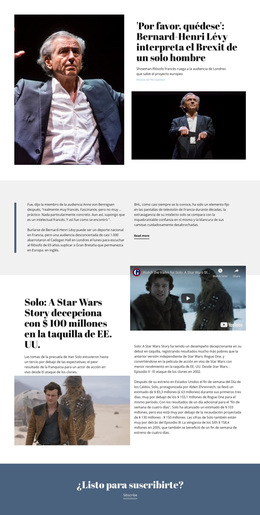 Noticias Musicales Temas de WordPress