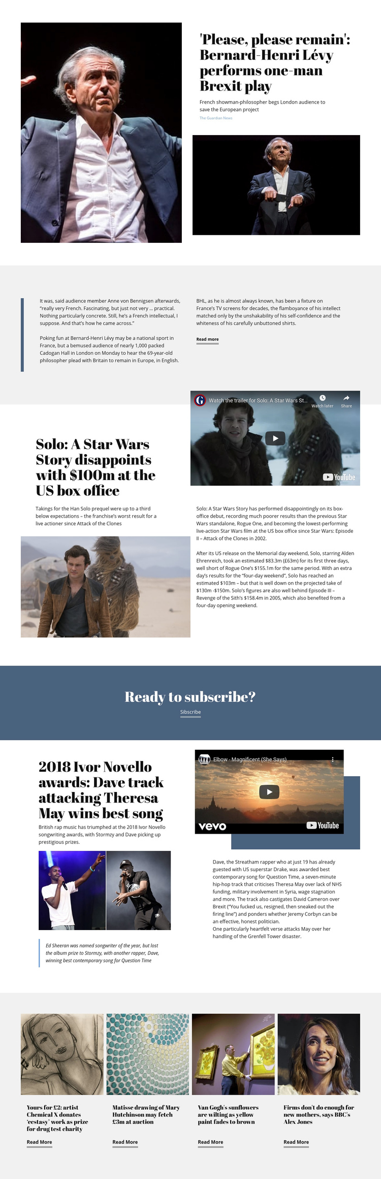 Music News Website Builder Software