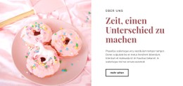 Rezepte Für Süßes Essen Einfache CSS-Vorlage