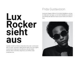 Lux Rocker Sieht Aus – Mehrzweck-Einseitenvorlage