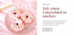 Rezepte Für Süßes Essen – Kreative Mehrzweck-HTML5-Vorlage