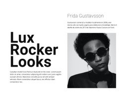 Lux Rocker Looks - HTML Creator