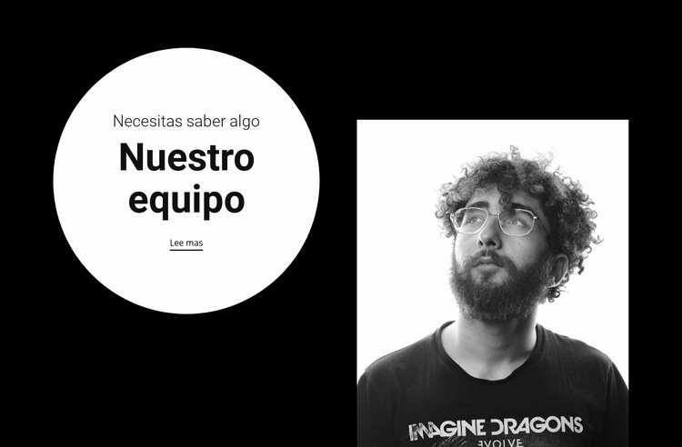 Líder de nuestro gran equipo Creador de sitios web HTML