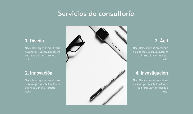 Servicios de consultoría jurídica Plantilla HTML