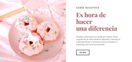 Recetas De Dulces: Plantilla HTML5 Creativa Multipropósito
