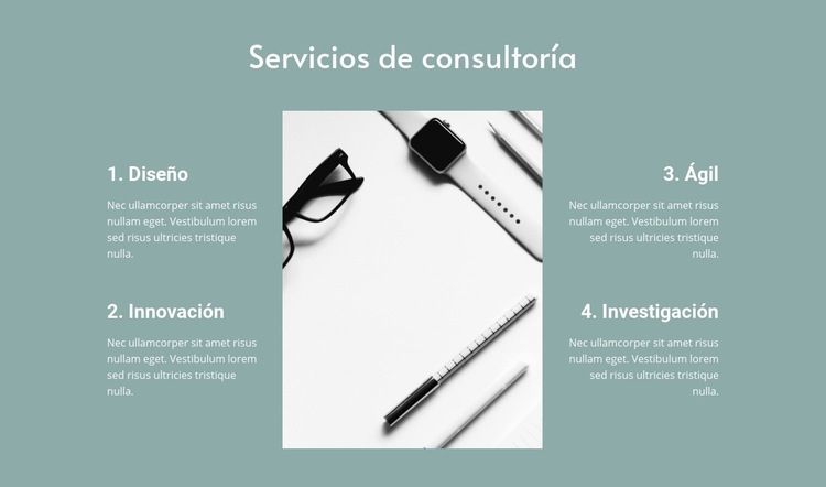 Servicios de consultoría jurídica Plantilla