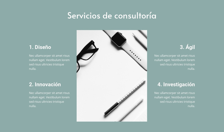 Servicios de consultoría jurídica Plantilla de sitio web