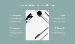 Des Services De Consultation - Conception Créative De Sites Polyvalents