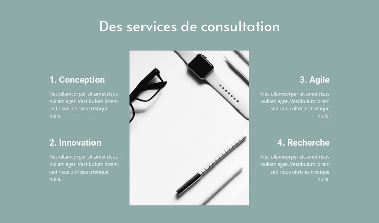Des services de consultation Conception de site Web