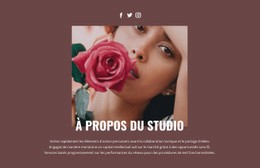 Studio De Mode Beauté - Maquette Réactive