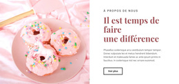 Recettes Sucrées - Thème WordPress Polyvalent