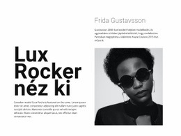 Lux Rocker Kinézet