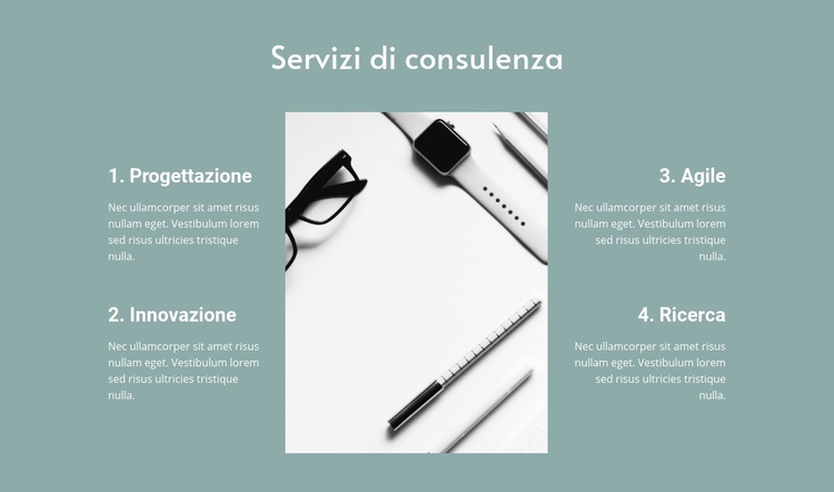 Servizi di consulenza legale Modelli di Website Builder