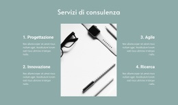 Servizi Di Consulenza Legale - Mockup Del Sito Web Facile Da Usare