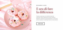 Ricette Di Cibi Dolci - Progettazione Di Siti Web