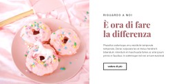 Ricette Di Cibi Dolci Modello CSS Di Base