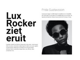 Beste Bestemmingspagina-Ontwerp Voor Lux Rocker Looks