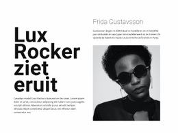 Lux Rocker Looks - HTML Creator