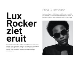 Lux Rocker Looks - Functionaliteit WordPress-Thema