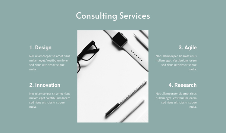 Law consulting services One Page Template