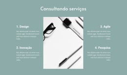 Serviços De Consultoria Jurídica - Modelo De Site De Página Única