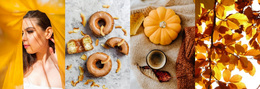 Gallery With Autumn Images - Landing Page