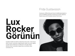 Lux Rocker Görünümü - Işlevsellik WordPress Teması