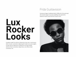 Exclusive Website Builder For Lux Rocker Looks